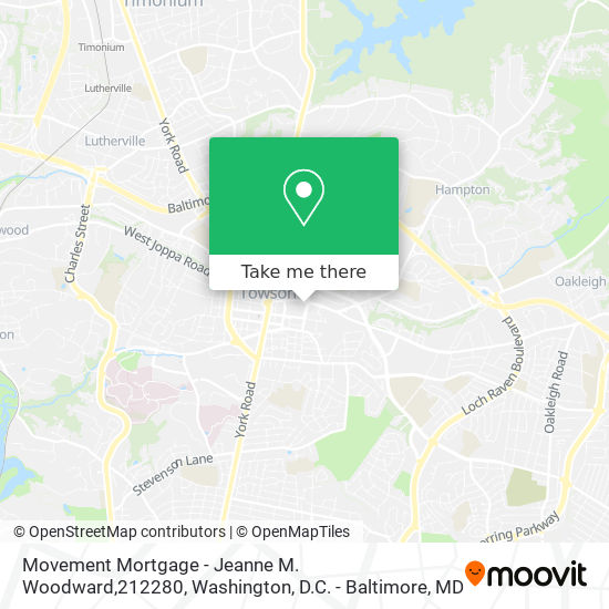 Movement Mortgage - Jeanne M. Woodward,212280 map