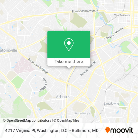 Mapa de 4217 Virginia Pl