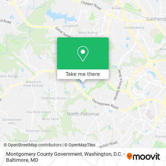 Mapa de Montgomery County Government