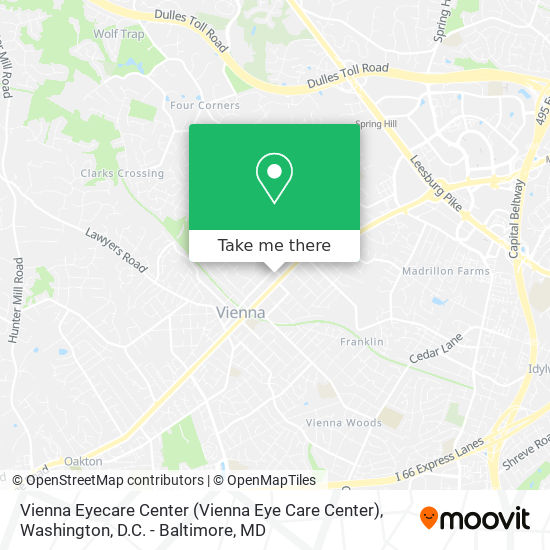 Vienna Eyecare Center (Vienna Eye Care Center) map