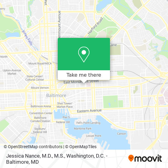 Mapa de Jessica Nance, M.D., M.S.