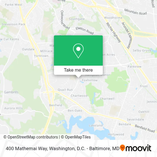 400 Mathemai Way, Millersville, MD 21108 map