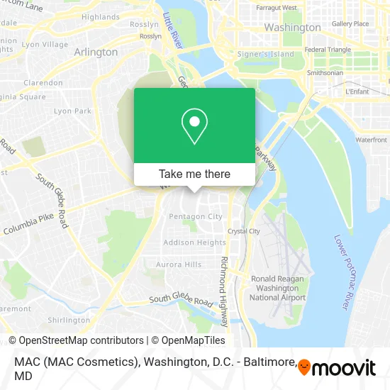 MAC (MAC Cosmetics) map