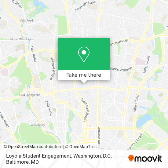 Loyola Student Engagement map