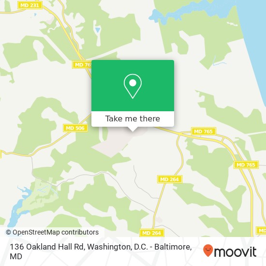 136 Oakland Hall Rd, Prince Frederick, MD 20678 map