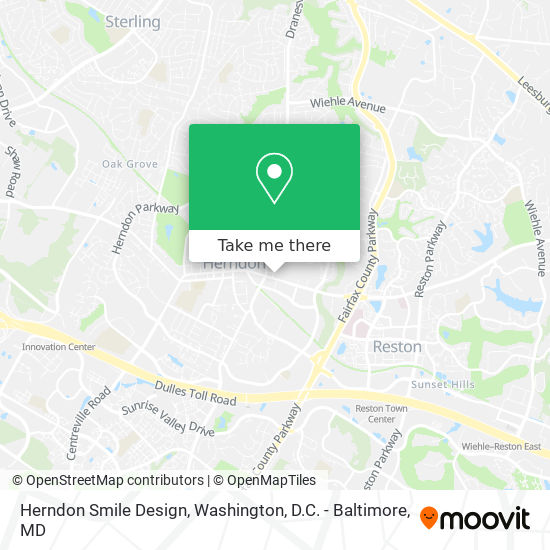 Mapa de Herndon Smile Design