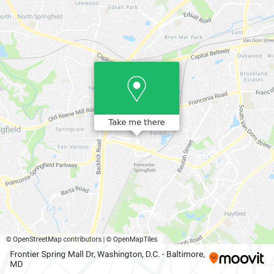 Mapa de Frontier Spring Mall Dr