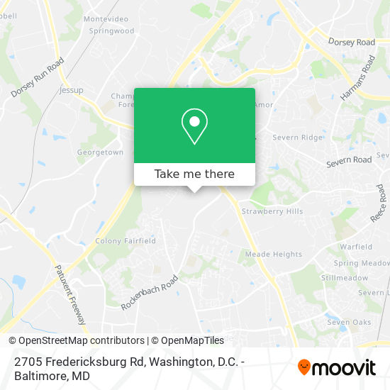 Mapa de 2705 Fredericksburg Rd