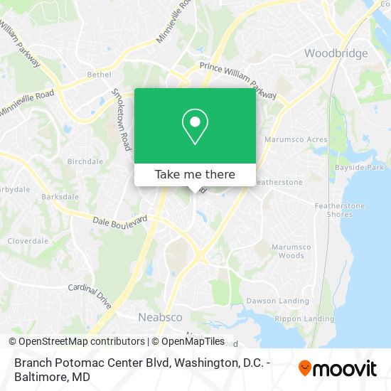 Mapa de Branch Potomac Center Blvd