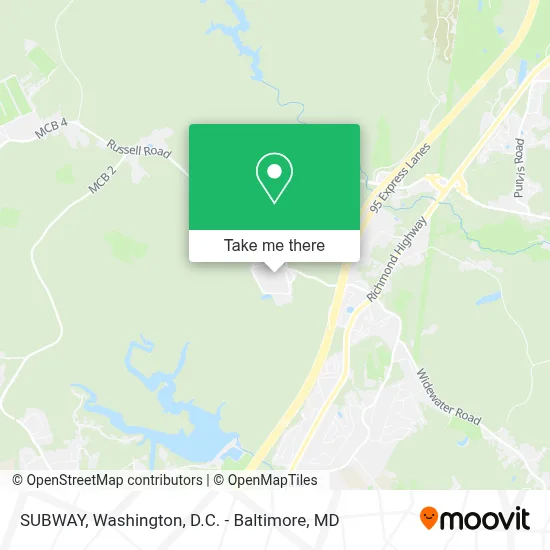 SUBWAY, 27130 Telegraph Rd map