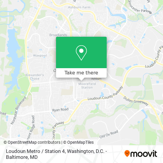 Loudoun Metro / Station 4 map