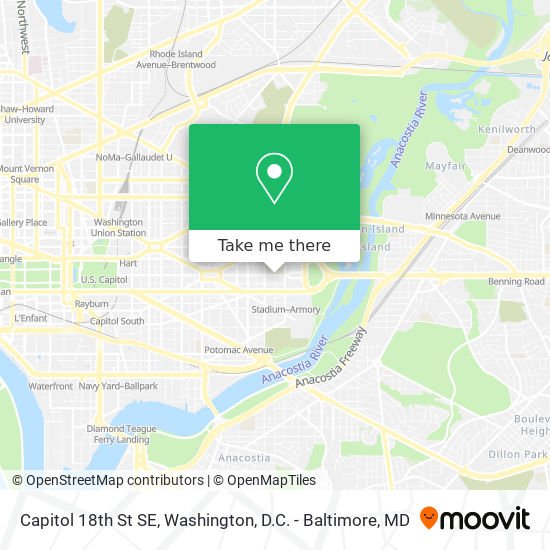 Capitol 18th St SE map