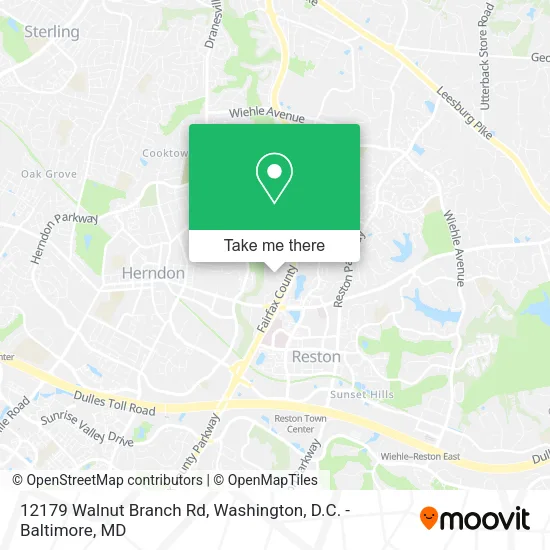 12179 Walnut Branch Rd map
