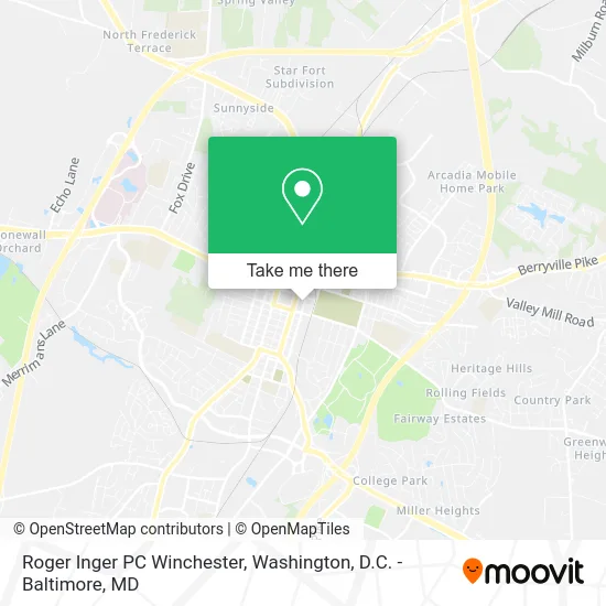 Roger Inger PC Winchester map