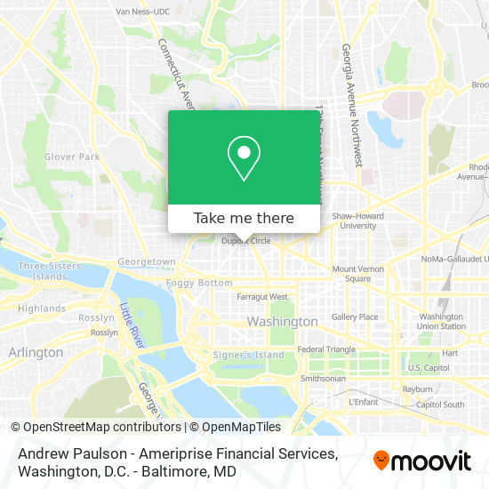 Mapa de Andrew Paulson - Ameriprise Financial Services