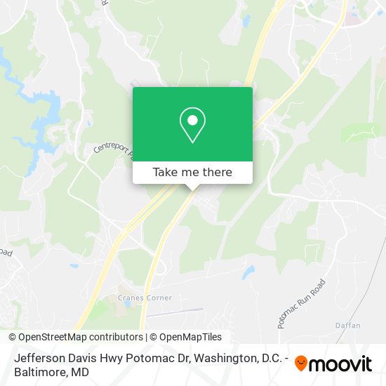 Mapa de Jefferson Davis Hwy Potomac Dr