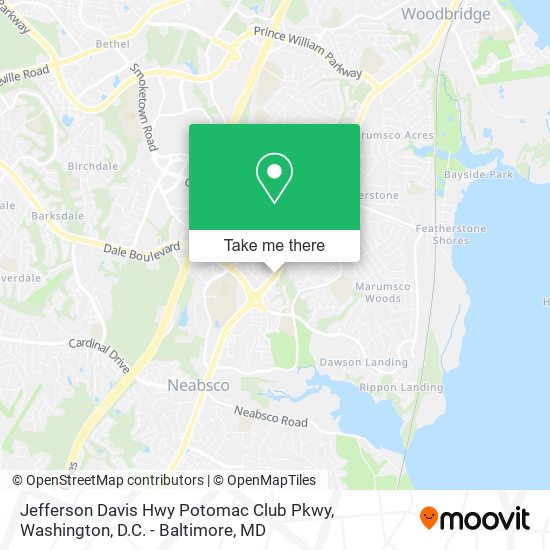 Mapa de Jefferson Davis Hwy Potomac Club Pkwy