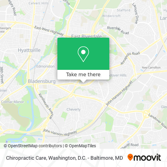 Chiropractic Care map