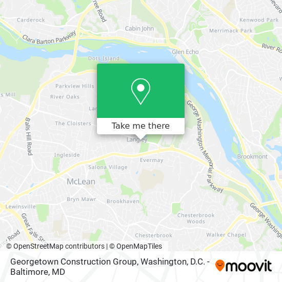 Georgetown Construction Group map