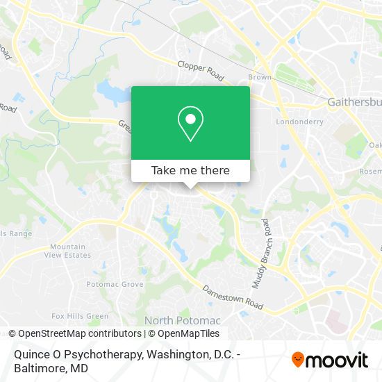 Quince O Psychotherapy map