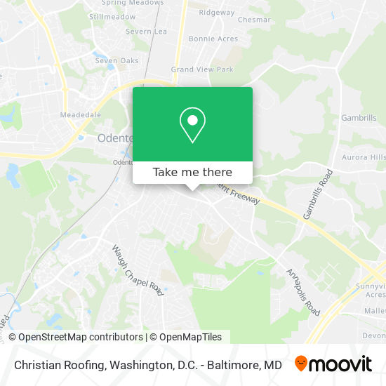 Mapa de Christian Roofing