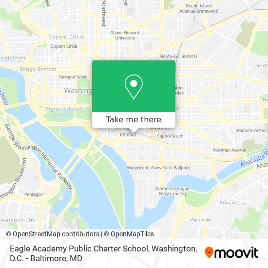 Mapa de Eagle Academy Public Charter School