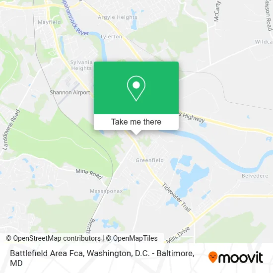 Battlefield Area Fca map