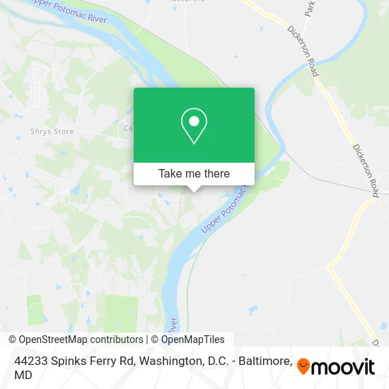 44233 Spinks Ferry Rd map