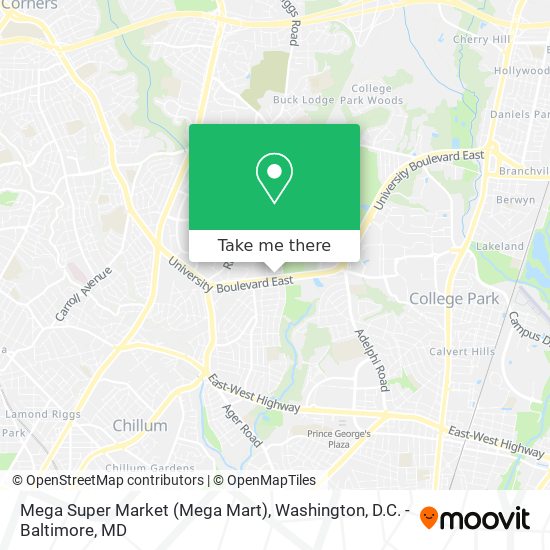 Mapa de Mega Super Market (Mega Mart)