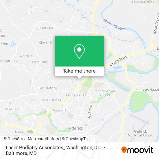 Laser Podiatry Associates, map