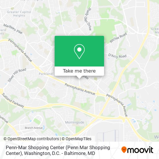 Penn-Mar Shopping Center map