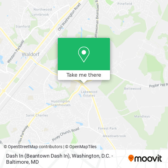 Mapa de Dash In (Beantown Dash In)