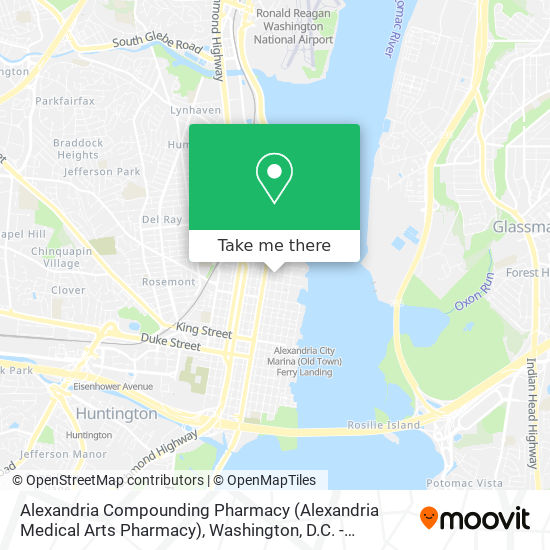 Alexandria Compounding Pharmacy (Alexandria Medical Arts Pharmacy) map