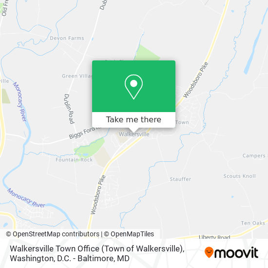 Walkersville Town Office (Town of Walkersville) map