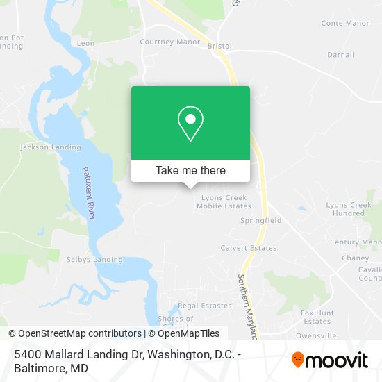 5400 Mallard Landing Dr, Lothian, MD 20711 map