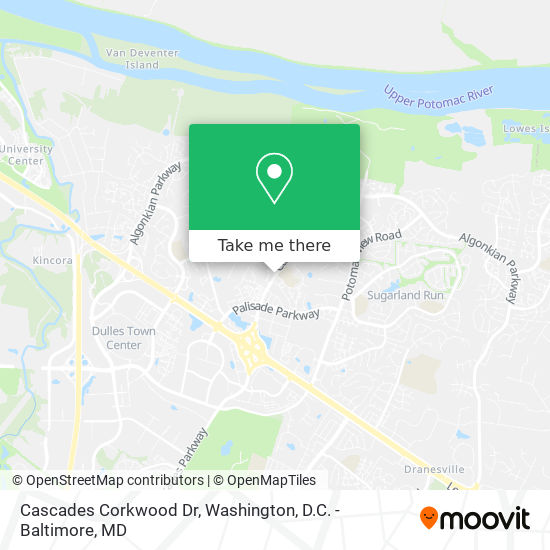 Mapa de Cascades Corkwood Dr