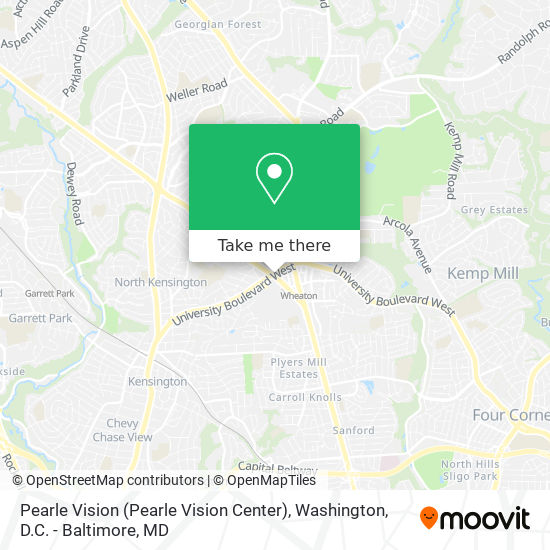 Mapa de Pearle Vision (Pearle Vision Center)