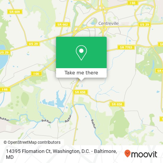 14395 Flomation Ct, Centreville, VA 20121 map