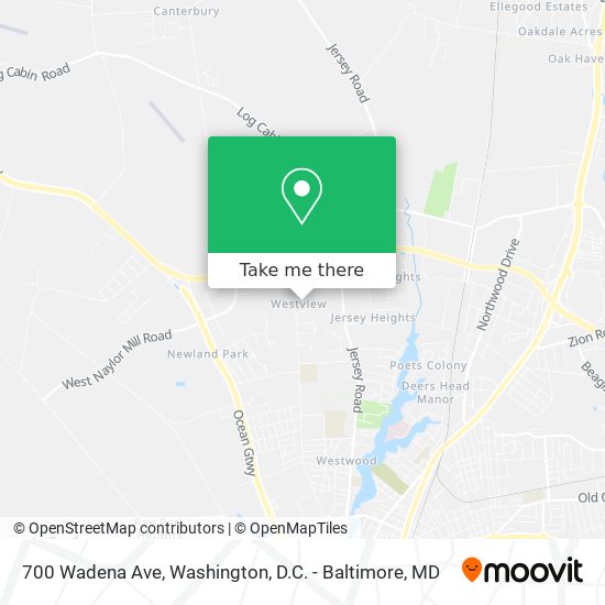 Mapa de 700 Wadena Ave