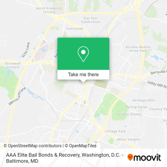 AAA Elite Bail Bonds & Recovery map