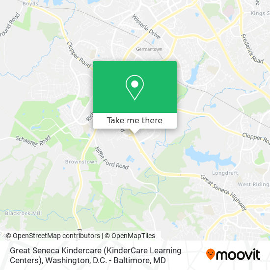 Great Seneca Kindercare (KinderCare Learning Centers) map