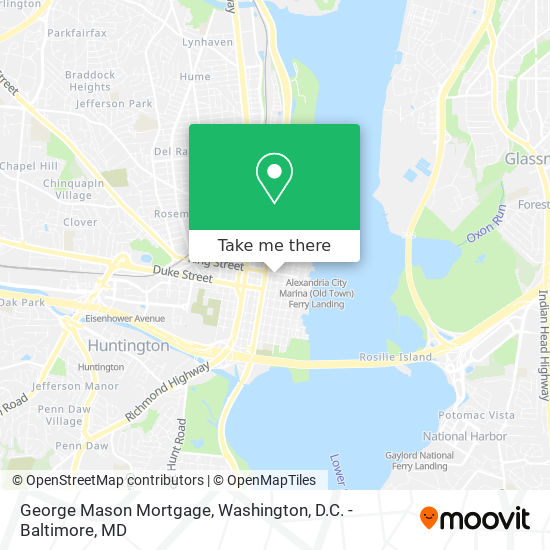 Mapa de George Mason Mortgage