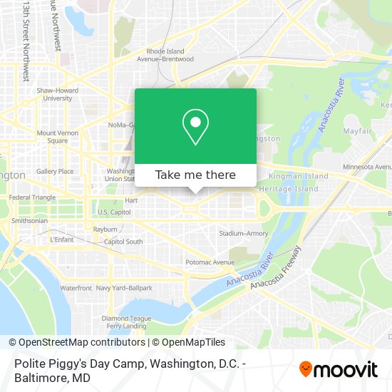 Polite Piggy's Day Camp map