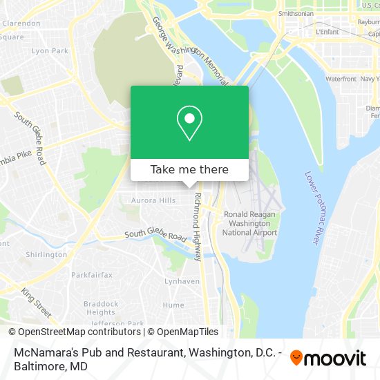 Mapa de McNamara's Pub and Restaurant
