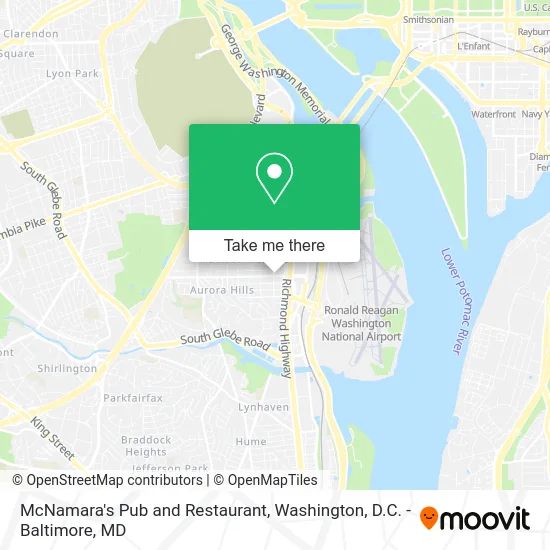 McNamara's Pub and Restaurant map
