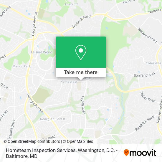 Mapa de Hometeam Inspection Services