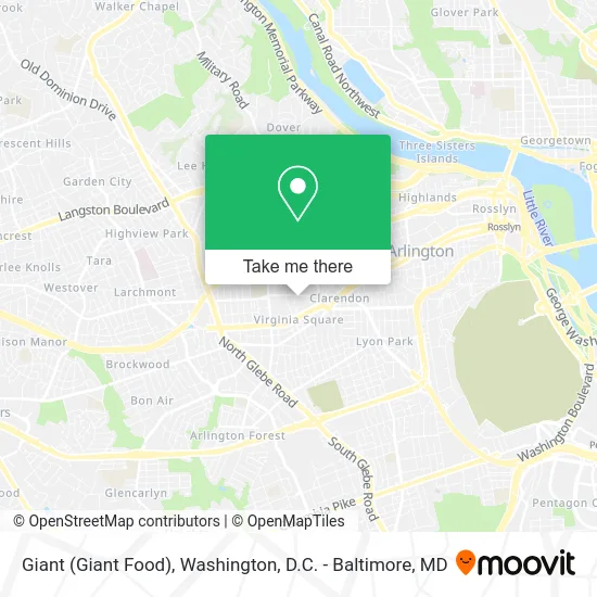 Giant (Giant Food) map