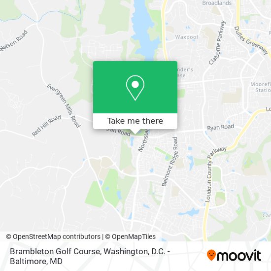 Brambleton Golf Course map
