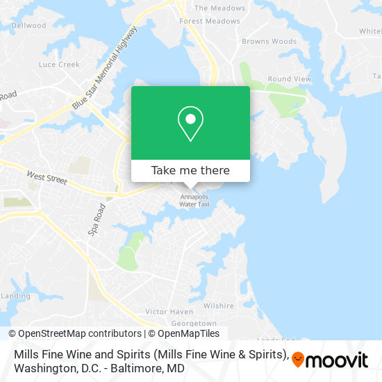 Mills Fine Wine and Spirits map