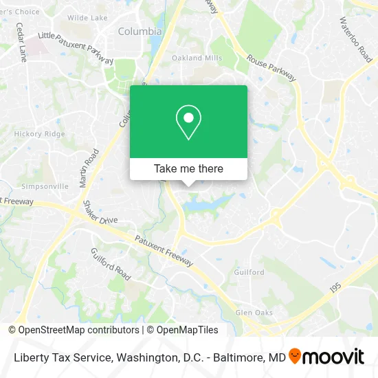 Liberty Tax Service map